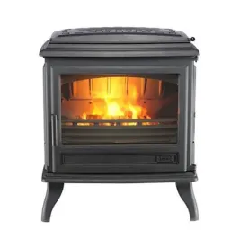 GODIN Poêle à bois vintage 366149PEINTANTHRACIT